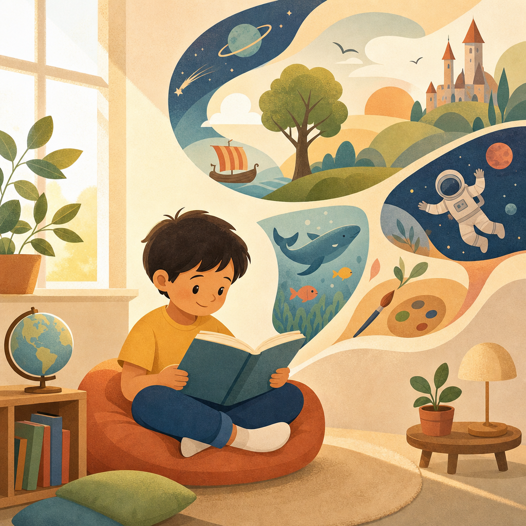 reading concept illustration