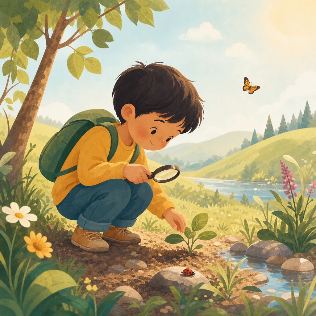 Outdoor Learning concept illustration