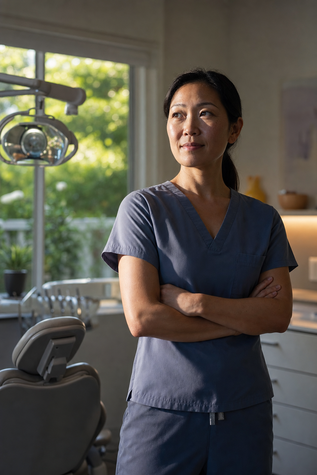 A Eye Care & Optometry operator at work