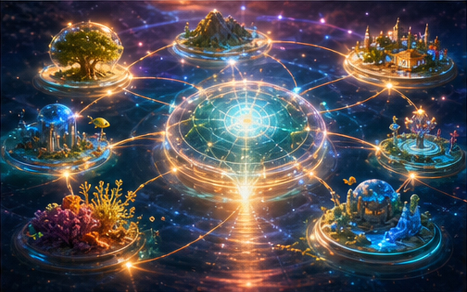 Meridian concept map visual.